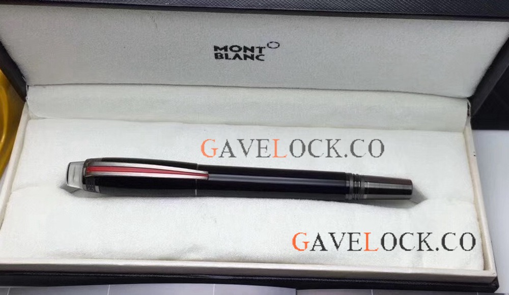 Black Resin Montblanc Urban Speed Rollerball Copy Mont Blanc Starwalker Fineliner